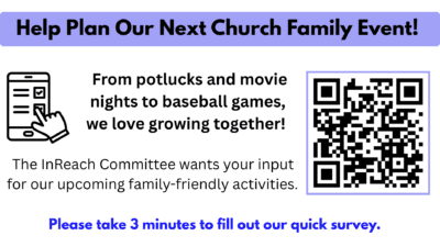 Help Us Plan Exciting Family Activities